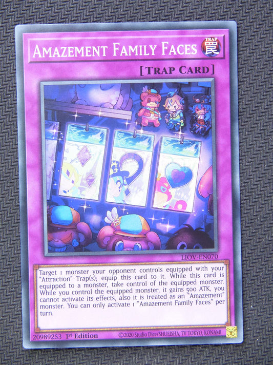 Amazement Family Faces LIOV Super Rare - Yugioh Card #5GX