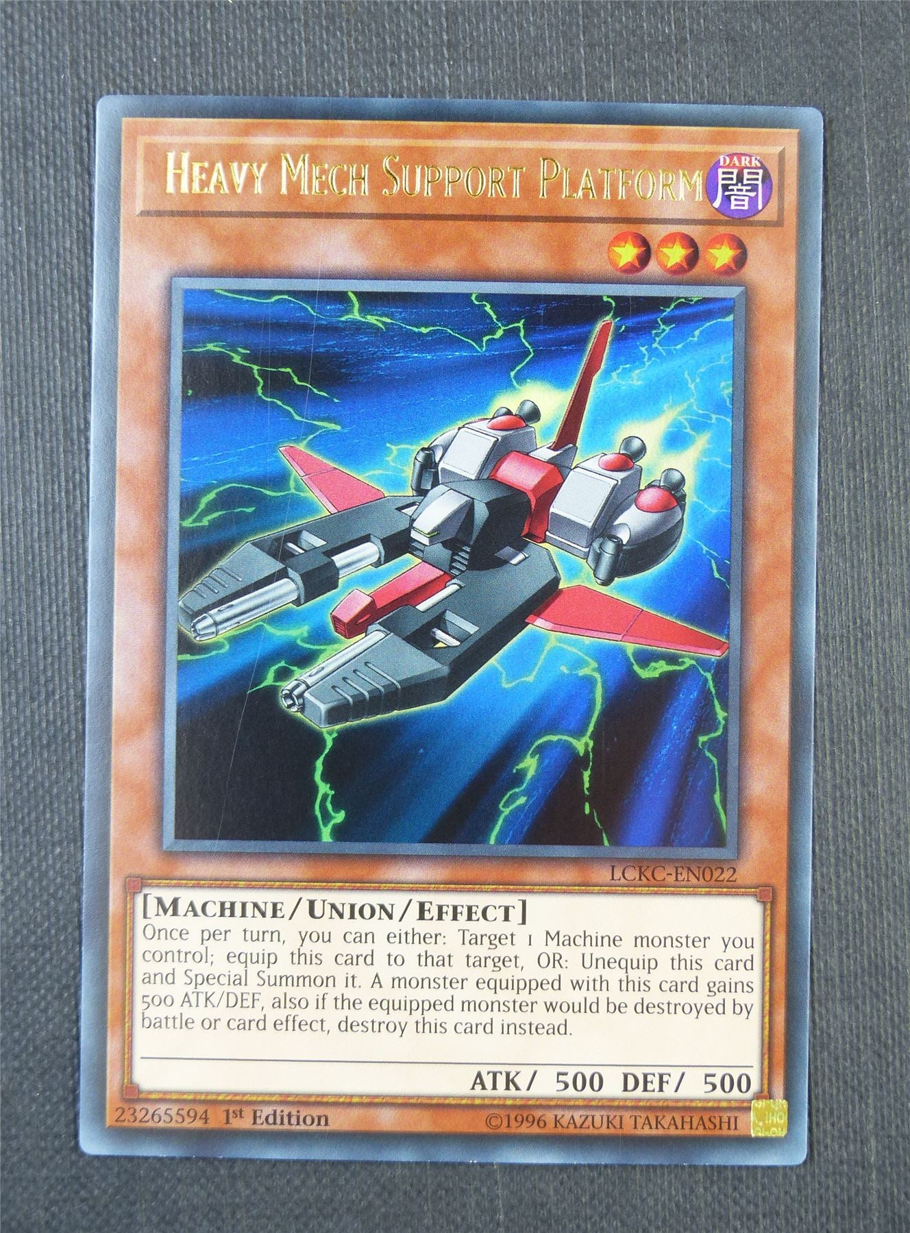 Heavy Mech Support Platform LCKC 1st Ed - Ultra Rare - Yugioh Card #7GH