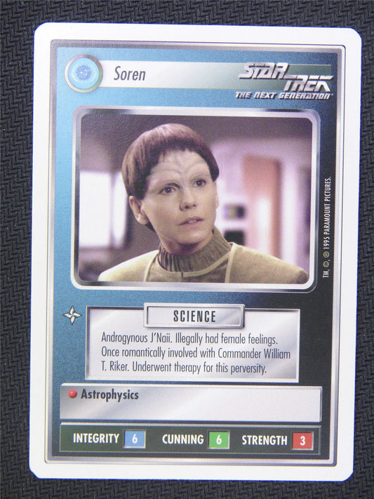 Soren White Border - Star Trek Next Gen Card #4OB