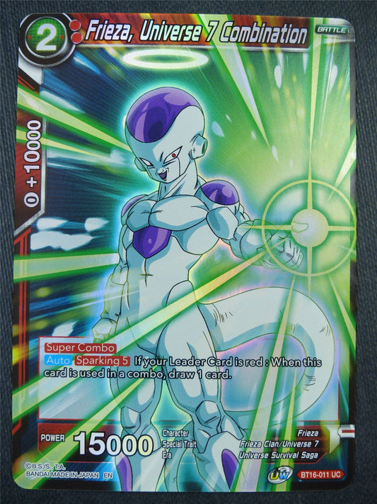 Frieza Universe 7 Combination BT16 Foil - Dragon Bal Super Card #8ZS