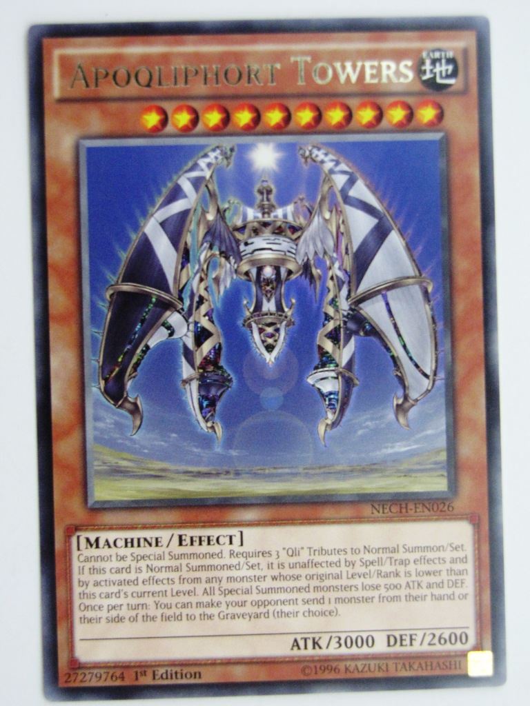 Yugioh Cards: APOQLIPHORT TOWERS NECH RARE # 28F73