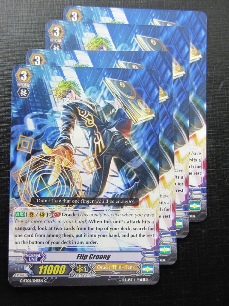 Vanguard Cards: FLIP CROONY G-BT05 x4 # F19