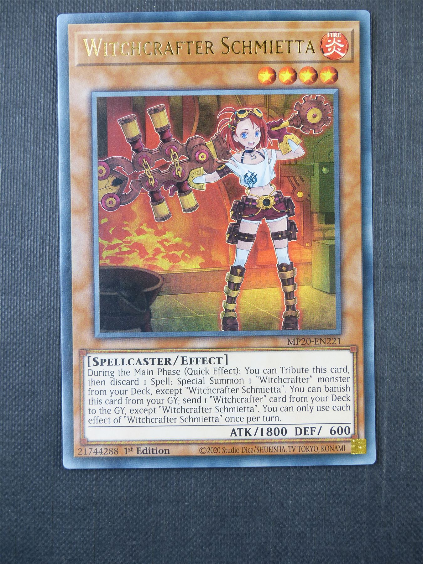 Witchcrafter Schmietta - Yugioh Card #9LJ