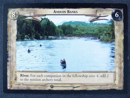 Anduin Banks 1 C 356 - played - LotR Cards #JL