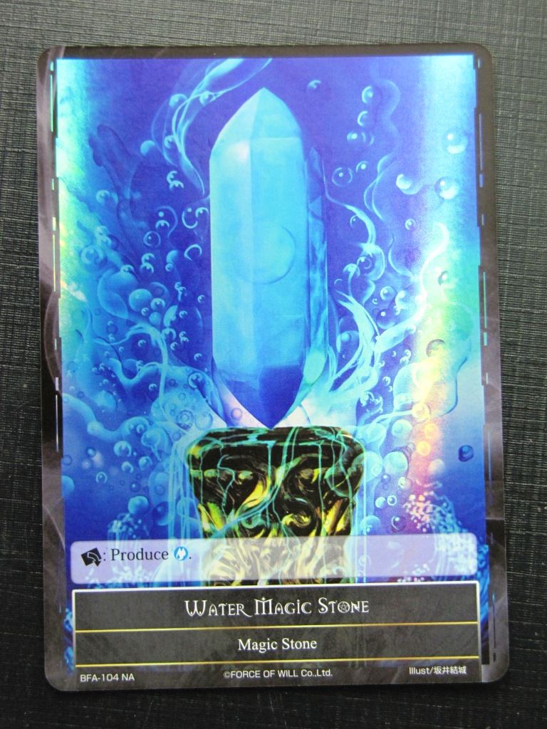 Force of Will Cards: WATER MAGIC STONE FOIL NA # 22I18