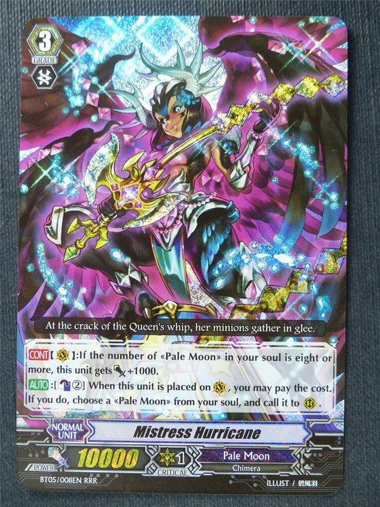 Mistress Hurricane BT05 RRR - Vanguard Card #4I6