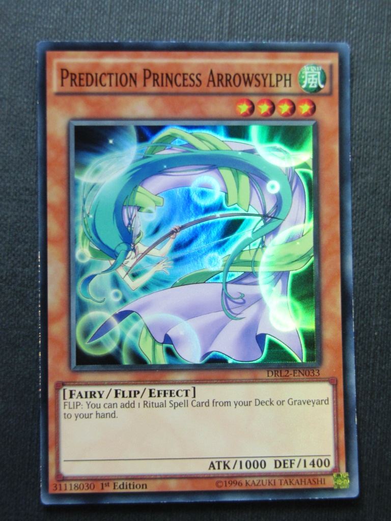 Prediction Princess Arrowsylph DRL2 Super Rare - 1st ed - Yugioh Cards #10D
