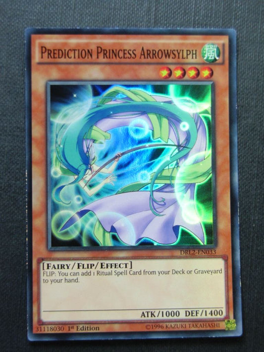 Prediction Princess Arrowsylph DRL2 Super Rare - 1st ed - Yugioh Cards #10D