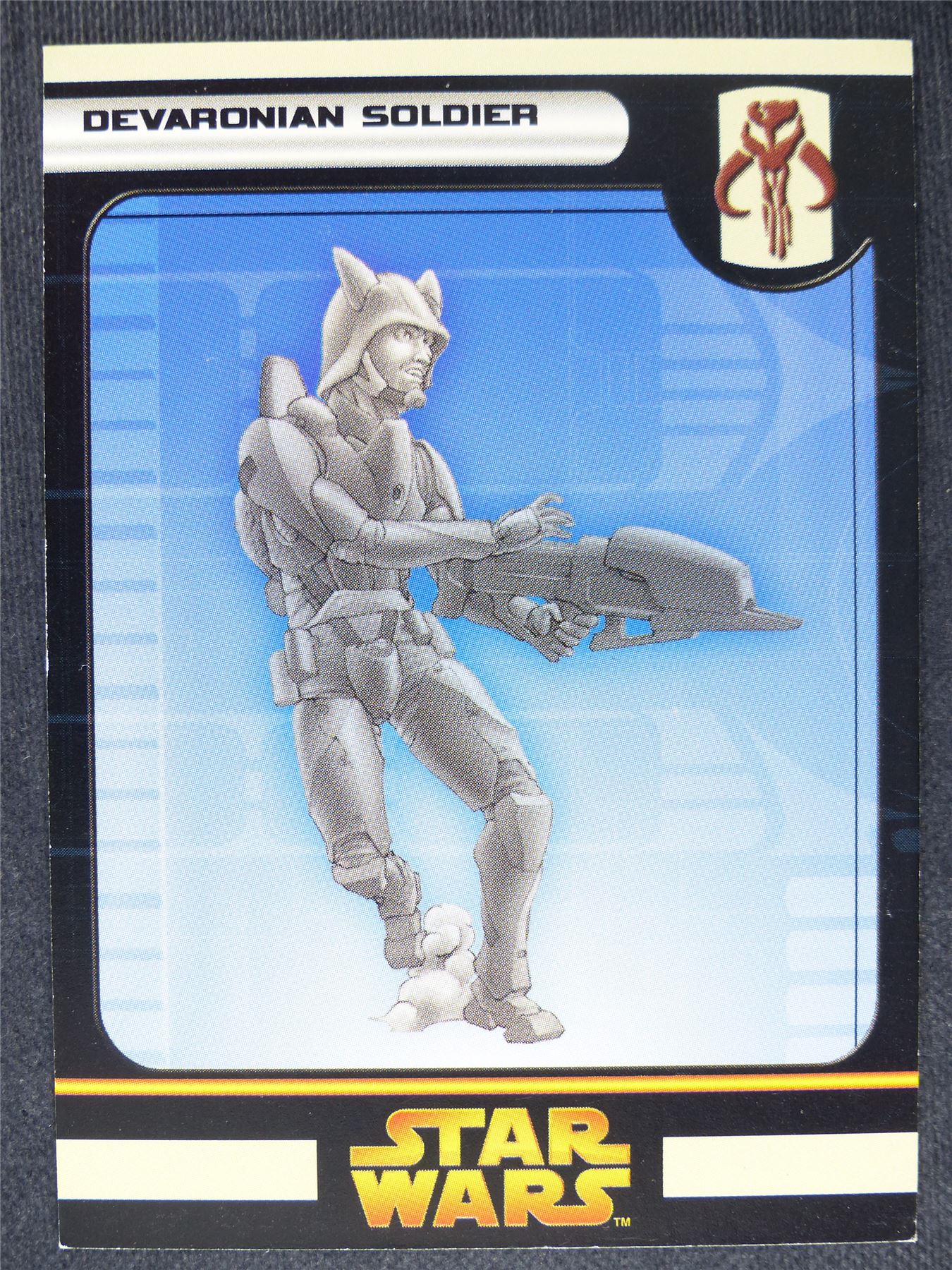 Devaronian Soldier - Star Wars Miniatures Spare Cards #6M