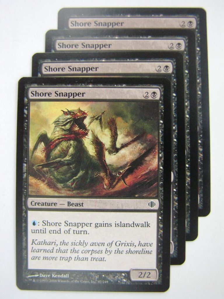 MTG Magic Cards: SHORE SNAPPER x4 # 8E61