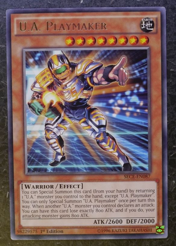 Yugioh Cards: U.A. PLAYMAKER SECE SUPER  RARE # 2I68