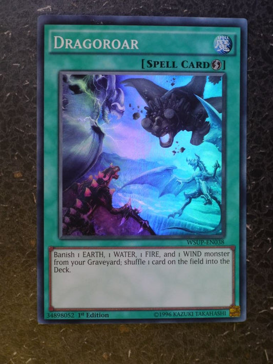 Yugioh Cards: DRAGOROAR WSUP SUPER RARE # 3D68