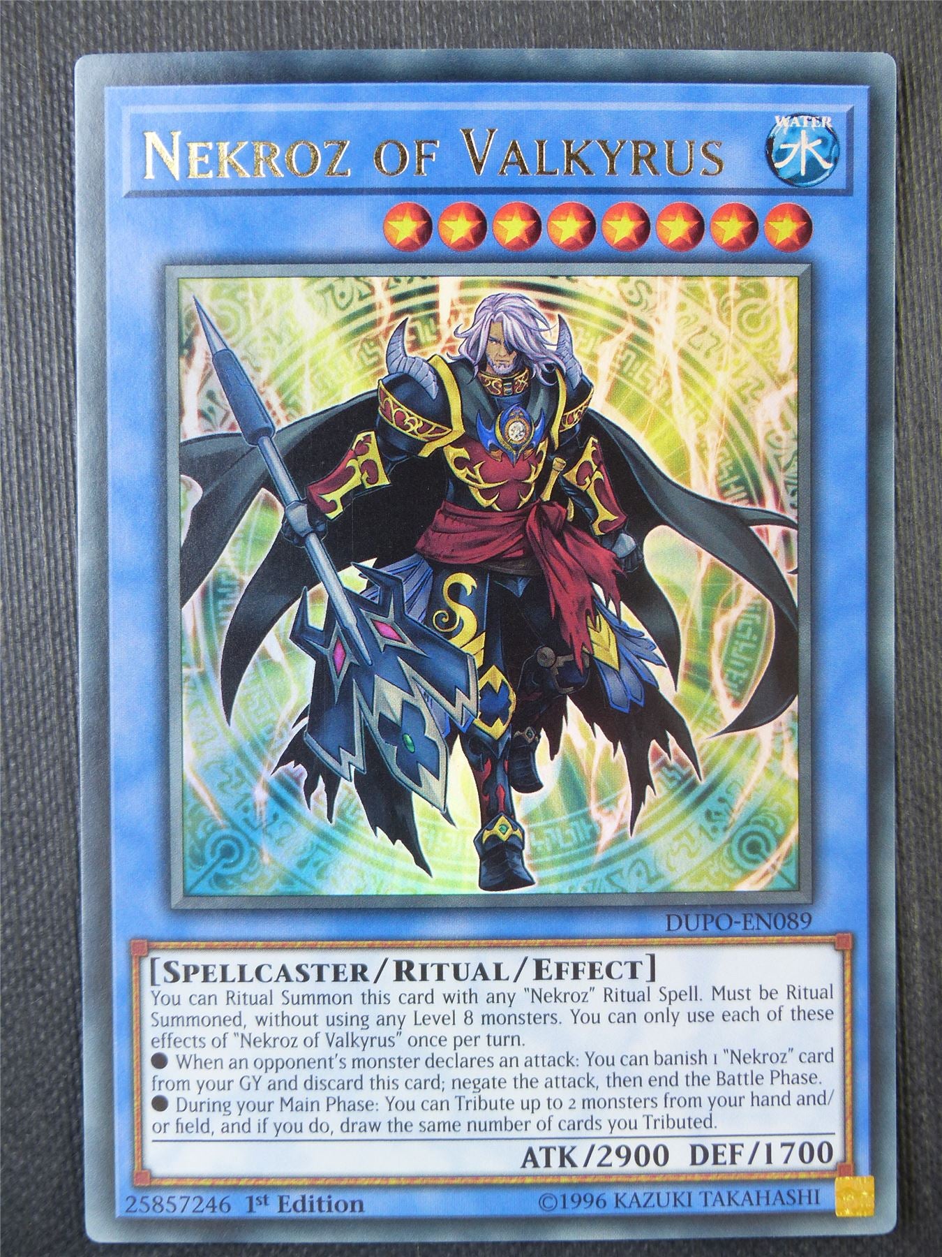 Nekroz of Valkyrus DUPO Ultra Rare - 1st ed Yugioh Card #8G2