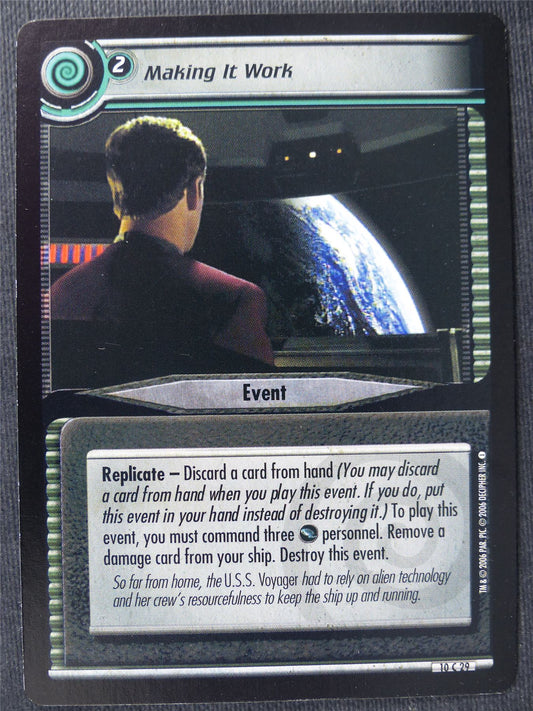 Making It Work - Star Trek Cards #13J