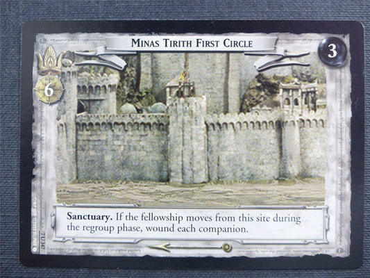 Minas Tirith First Circle 7 U 347 - LotR Cards #2YF