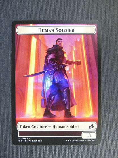 Drake / Human Soldier Token - C20 - Mtg Card