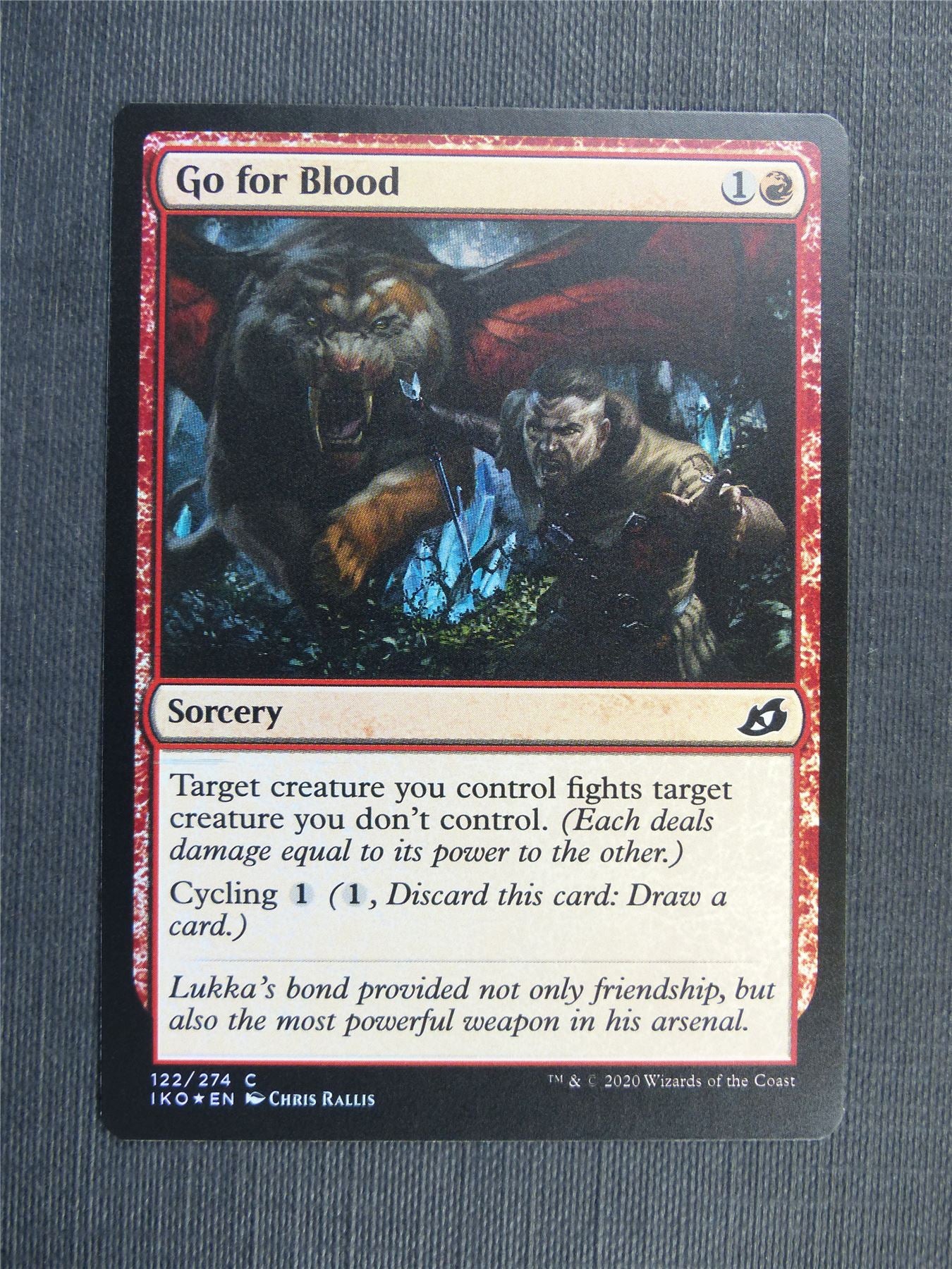 Go for Blood Foil - IKO - Mtg Card