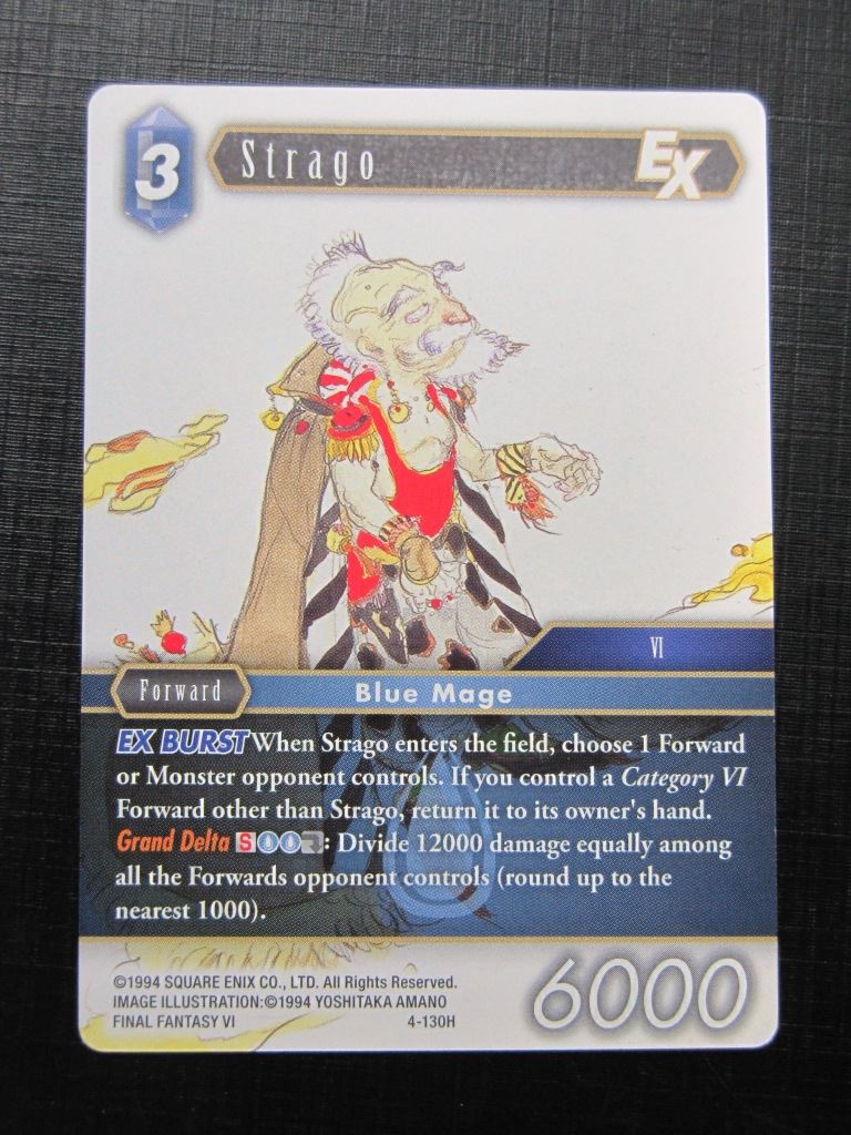 Strago 4-130H - Final Fantasy Card # 5J72