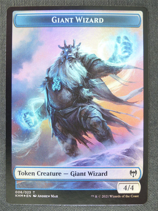 Giant Wizard / Human Warrior Token Foil #C6