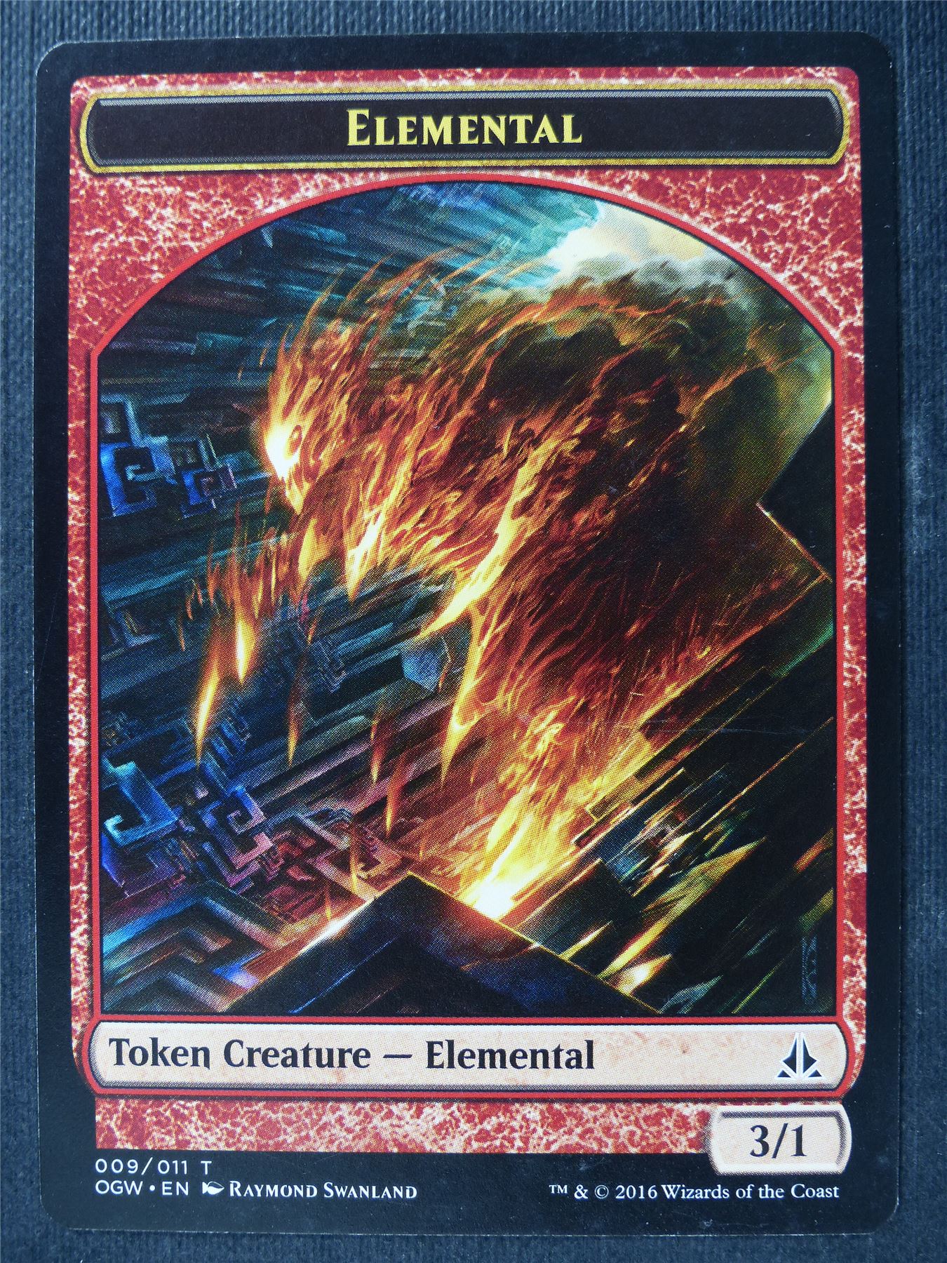 Elemental Token - Mtg Card #3UU