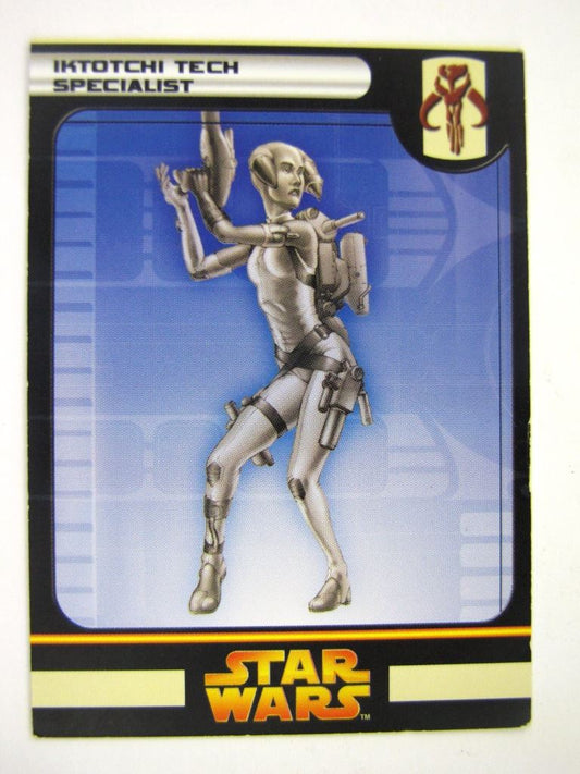 Star Wars Miniature Spare Cards: IKTOTCHI TECH SPECIALIST # 11B10