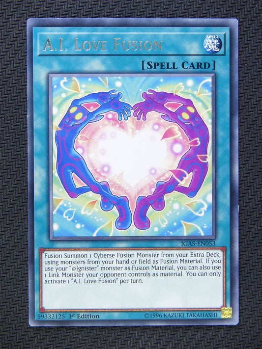 AI Love Fusion IGAS Rare 1st Ed - Yugioh Cards #5D2