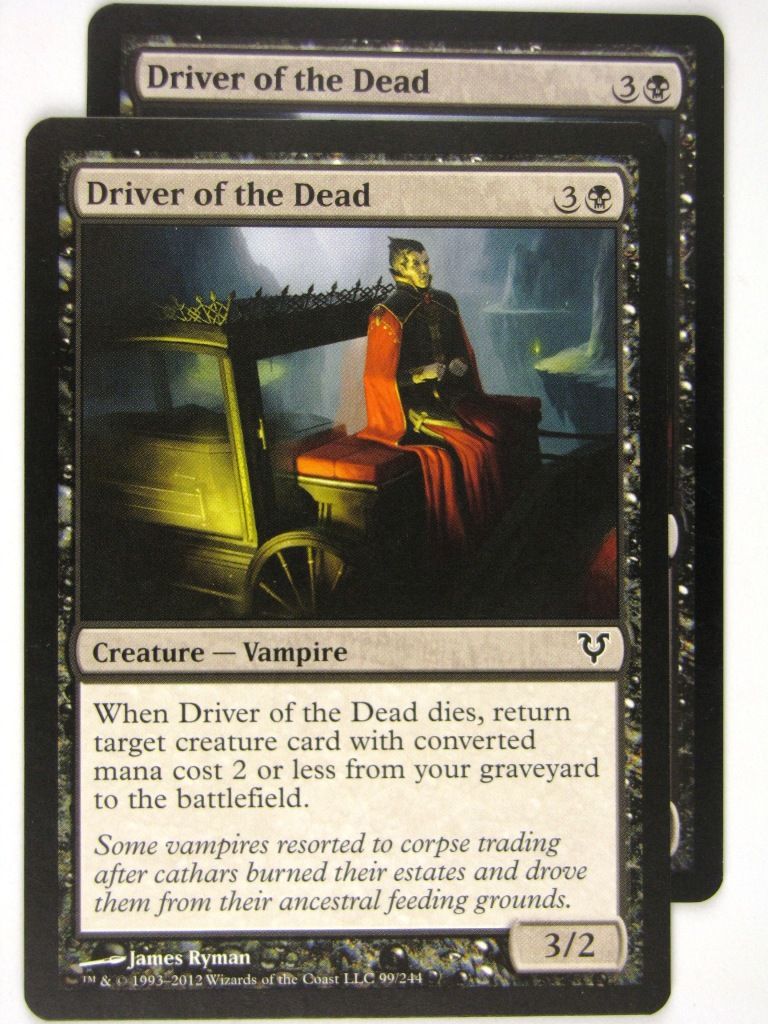 MTG Magic: The Gathering Cards: DRIVER OF THE DEAD x2: AVR