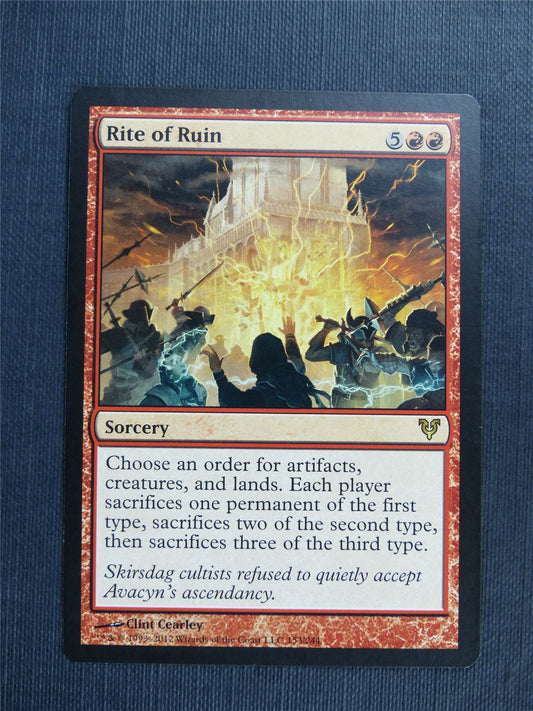 Rite of Ruin - Mtg Magic Cards #46X