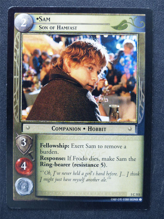 Sam 1 C 311 - LotR Cards #WD