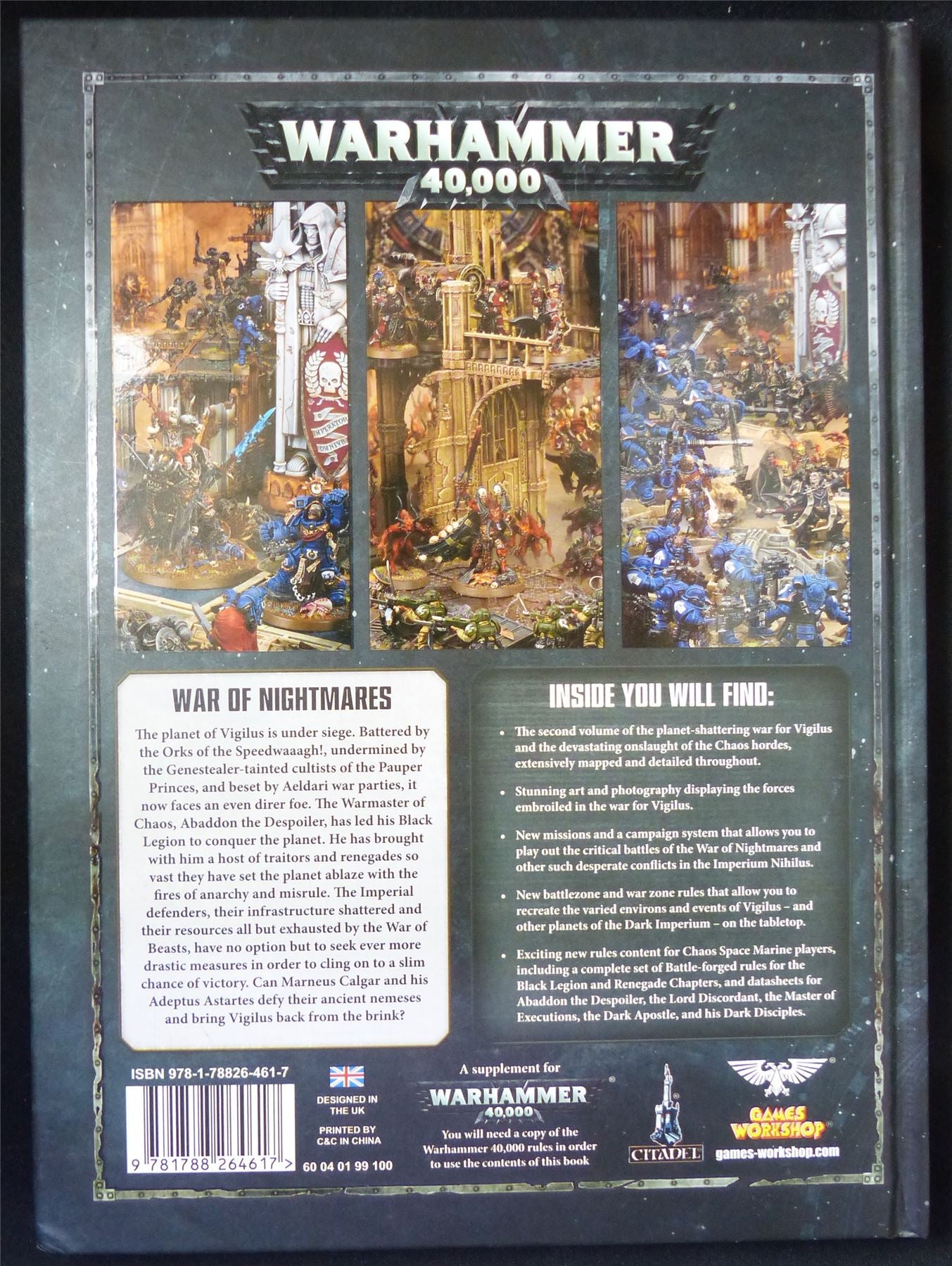 Warhammer 40K Codex: Imperium Nihilus Vigilus Ablaze  - Warhammer Hardback #2QW