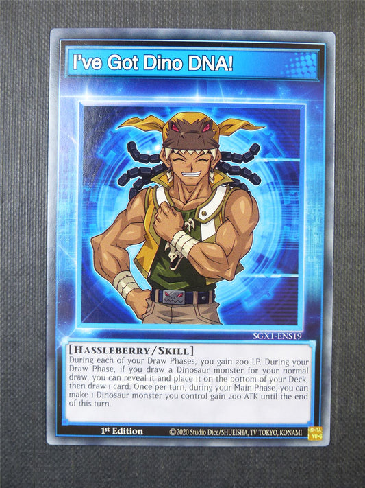 I've Got Dino DNA! SGX1 - 1st ed Yugioh Card #9RX