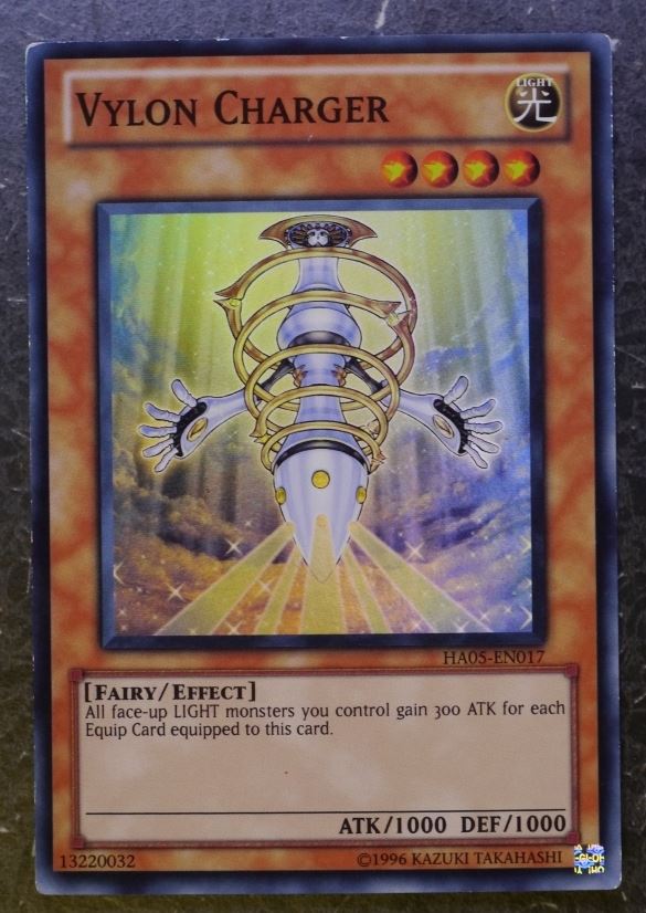 Yugioh Cards:VYLON CHARGER HA05 SUPER RARE # 2J36