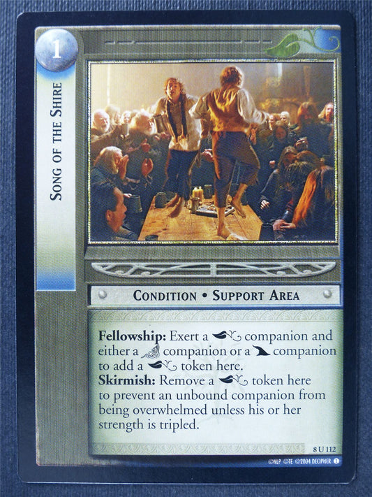 Song of the Shire 8 U 112 - LotR Card #3GI