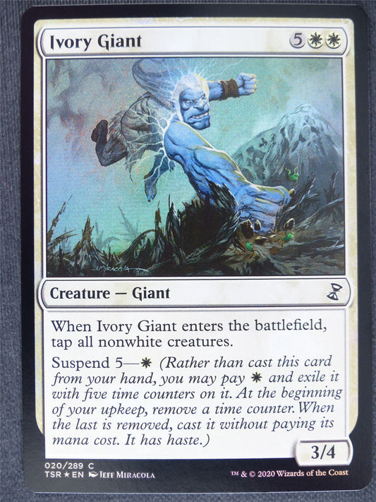 Ivory Giant Foil - Remastered - Mtg Magic Cards #PT