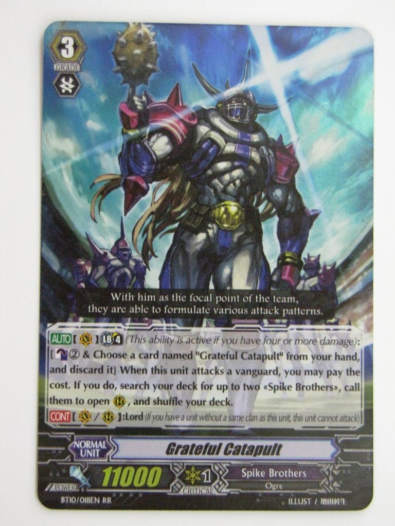 Vanguard Cards: GRATEFUL CATAPULT BT10 RR # 30I95