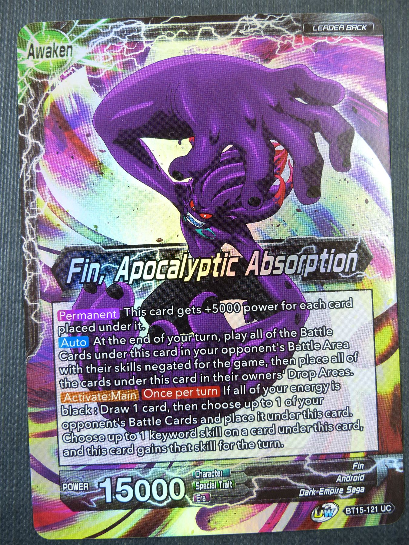 Fin Apocalyptic Absoprtion Foil - Dragon Ball Super Card #5GU