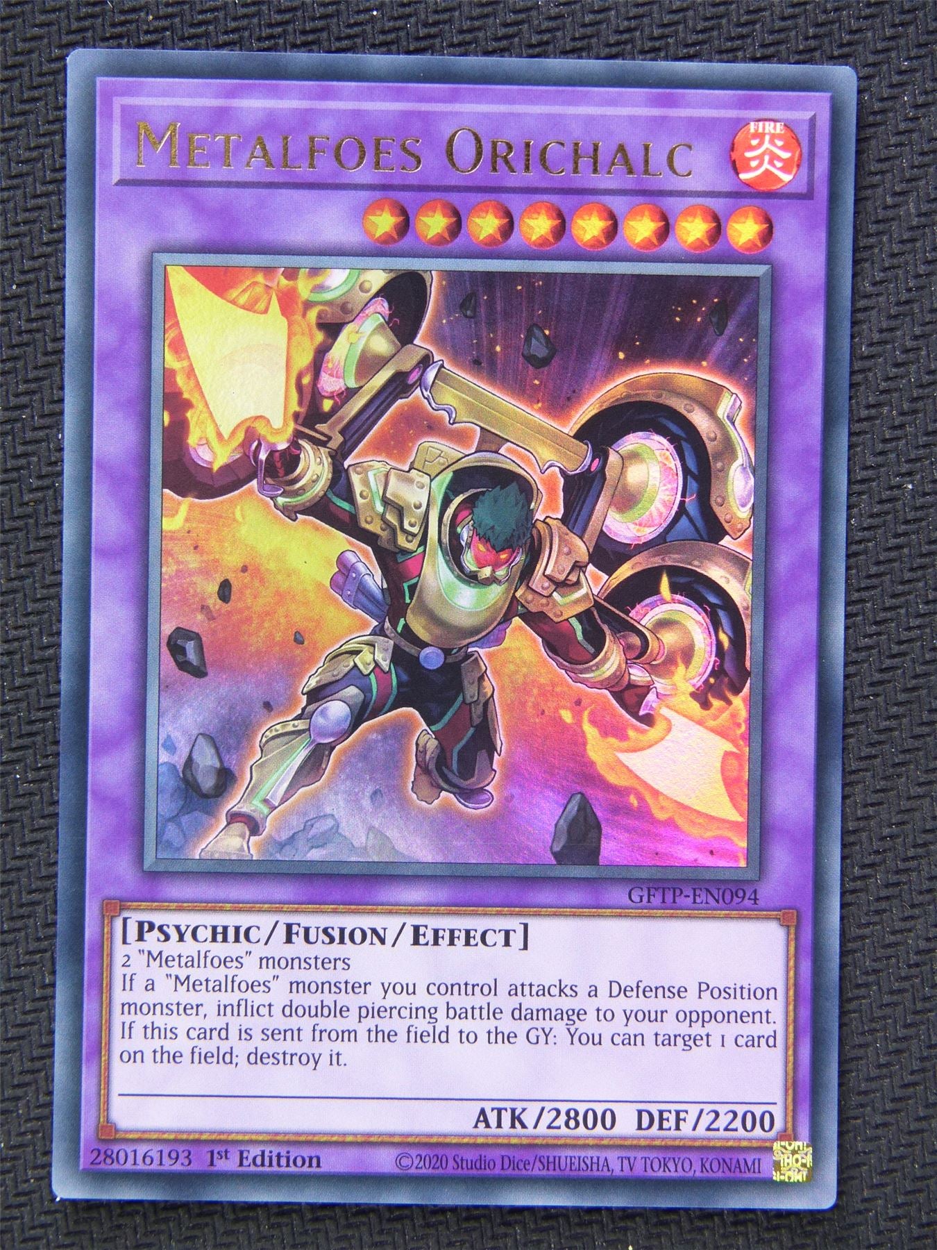 Metalfoes Orichalc GFTP - Ultra Rare - Yugioh Card #63Y