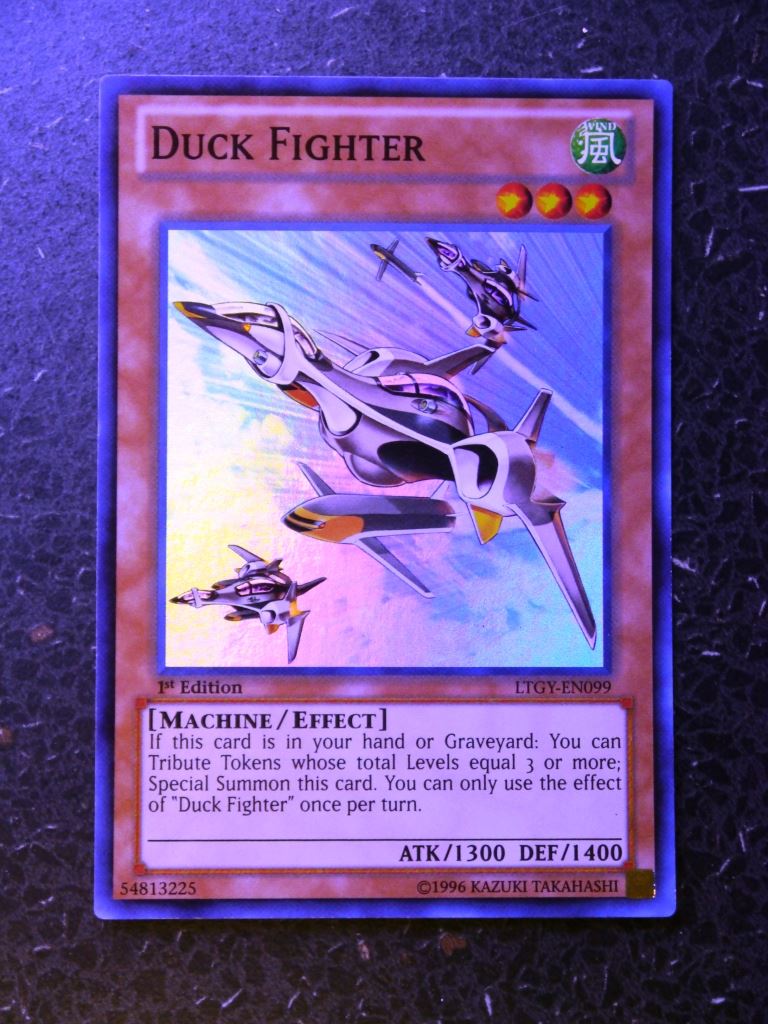 Yugioh Cards: Duck Fighter LTGY SUPER RARE # 2E25