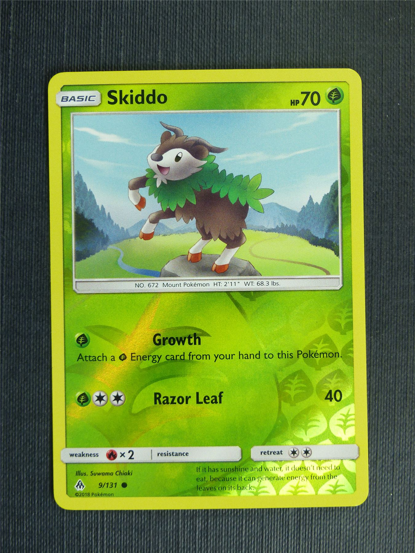 Skiddo 9/131 Reverse Holo - Pokemon Cards #1G0