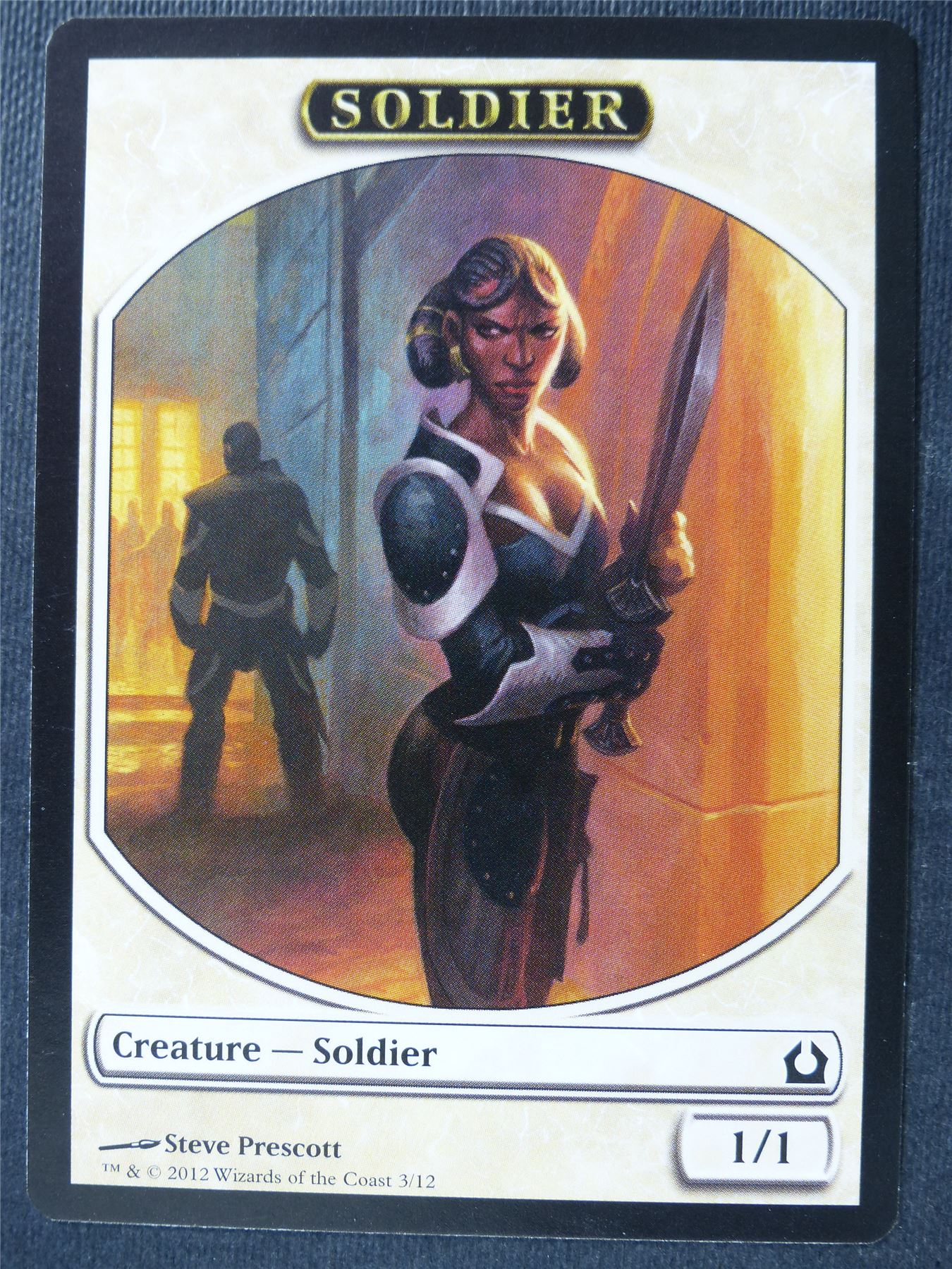 Soldier Token - Mtg Card #4OE