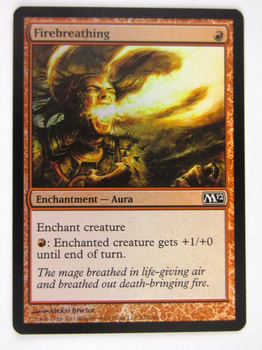 Mtg FOIL - FIREBREATHING - played