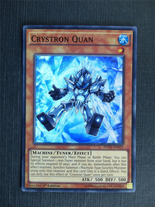 Crystron Quan INOV Super Rare - 1st ed - Yugioh Cards #XS