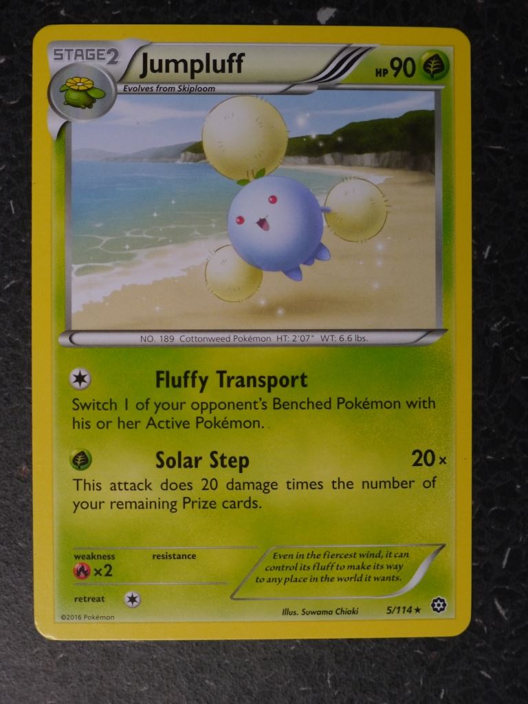 Pokemon Cards: JUMPLUFF 5/114 RARE # 9H89