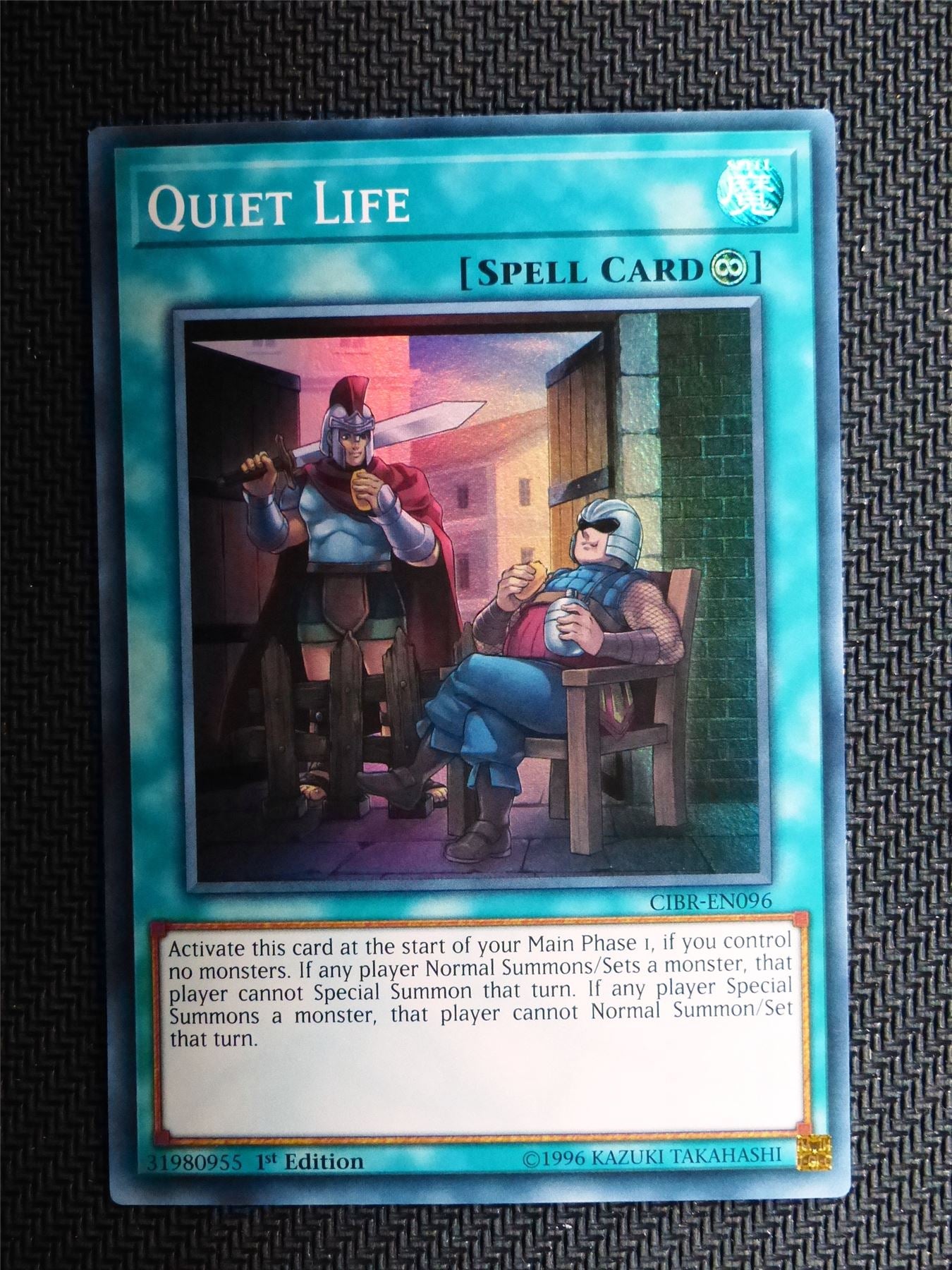 Quiet Life CIBR - Super Rare - Yugioh Card # 1H3