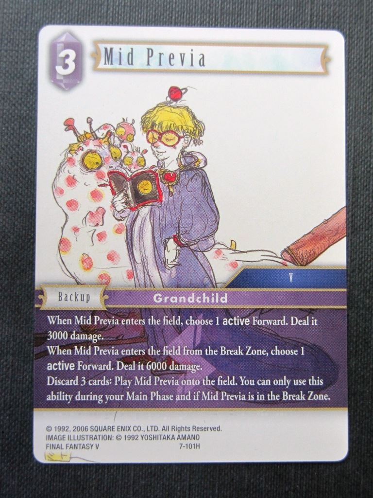 Mid Previa 7-101H - Final Fantasy Cards # 4I2