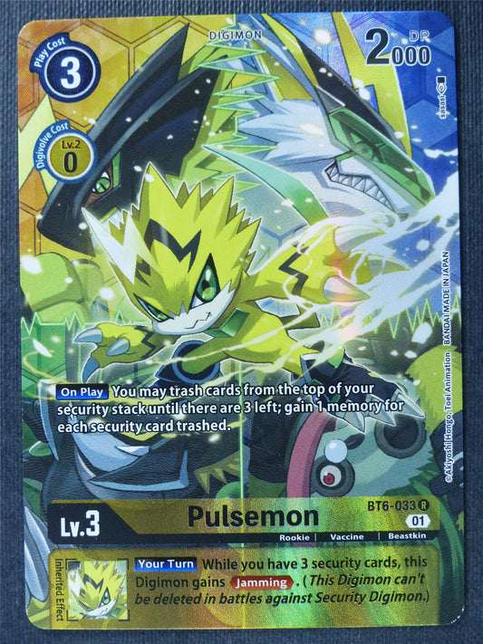 Pulsemon BT6-033 R alt art - Digimon Card #26C