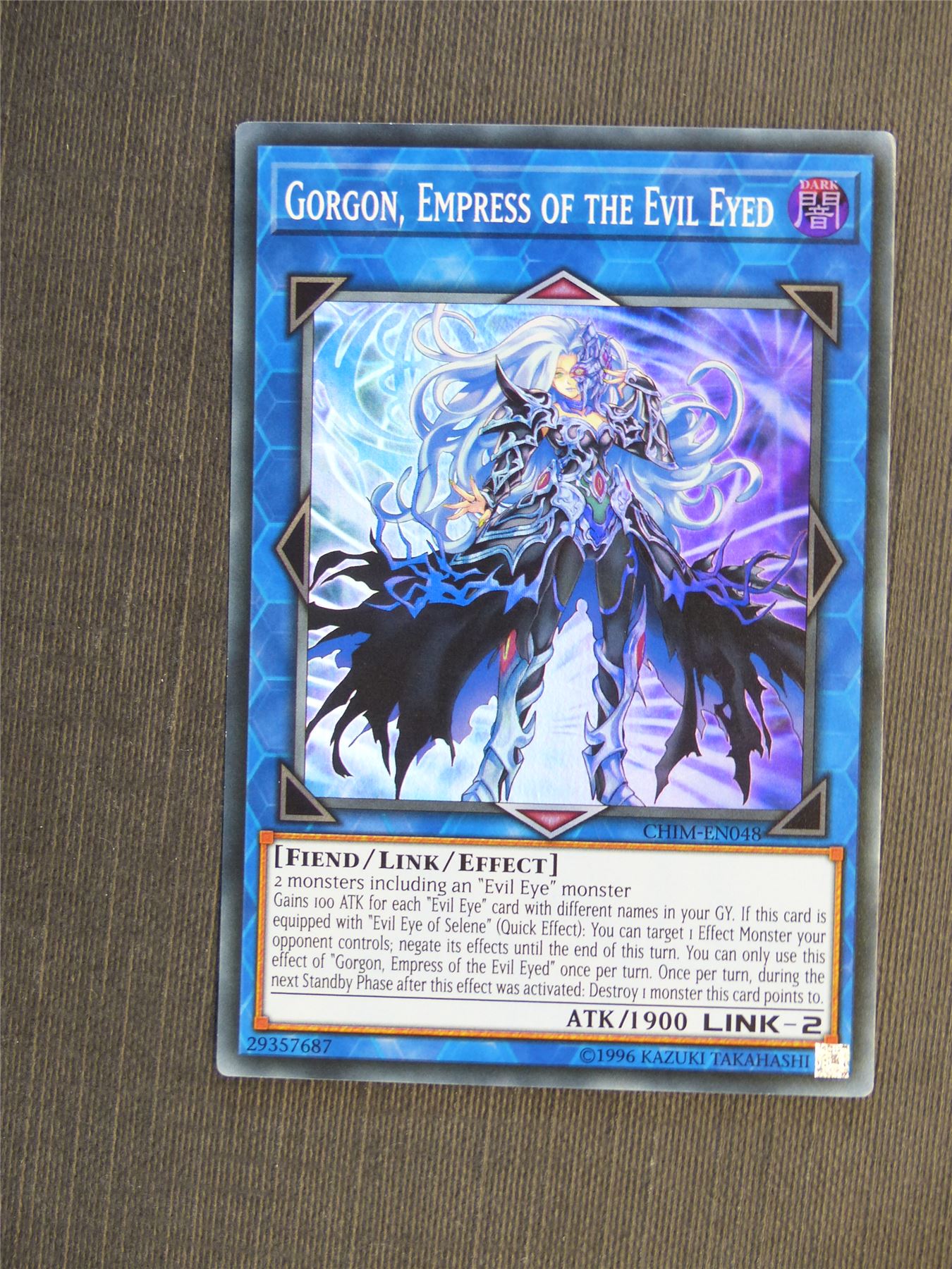 Gorgon Empress of the Evil Eyed CHIM Super Rare - 1st ed - Yugioh Cards #5IG