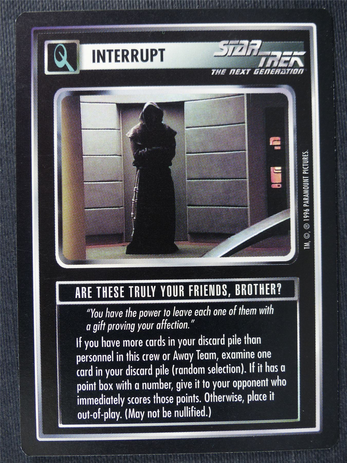 Are These Truly Your Friends Brother? - NG - Star Trek Cards #ZA