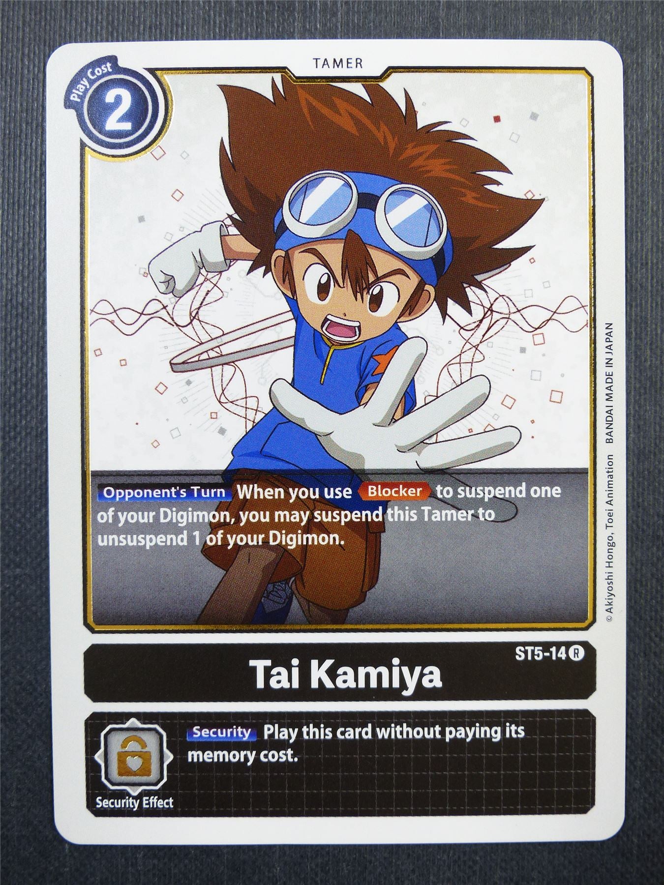 Tai Kamiya ST5 R - Digimon Card #43Q