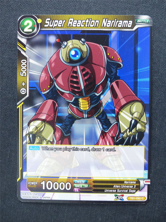 Super Reaction Narirama - Dragon Ball Super Cards #AD